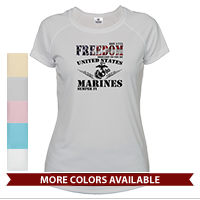 _T-Shirt (Ladies, Solar): Freedom, Brought to you by...