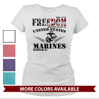 _T-Shirt (Ladies): Freedom, Brought to you by...