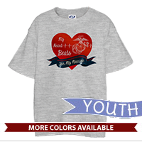 _T-Shirt (Youth): My Heart Beats...