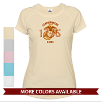 _T-Shirt (Ladies, Solar): Leathernecks USMC