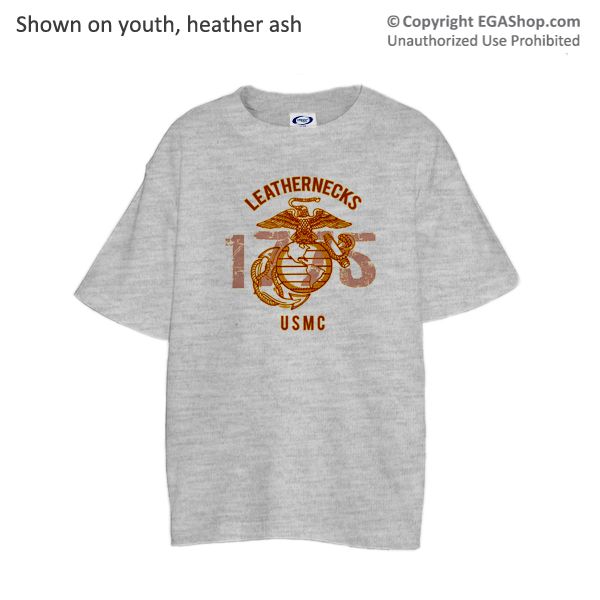 _T-Shirt (Youth): Leathernecks USMC