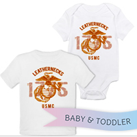 _T-Shirt/Onesie (Toddler/Baby): Leathernecks USMC