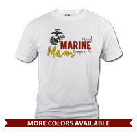 _T-Shirt (Unisex): Proud Marine Mom Semper Fi