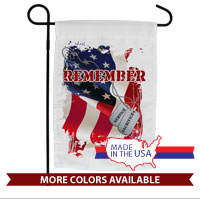 Garden Flag: Remember-Service & Sacrifice