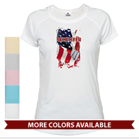 _T-Shirt (Ladies, Solar): Remember-Service & Sacrifice