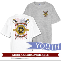 _T-Shirt (Youth): Swords with Flag