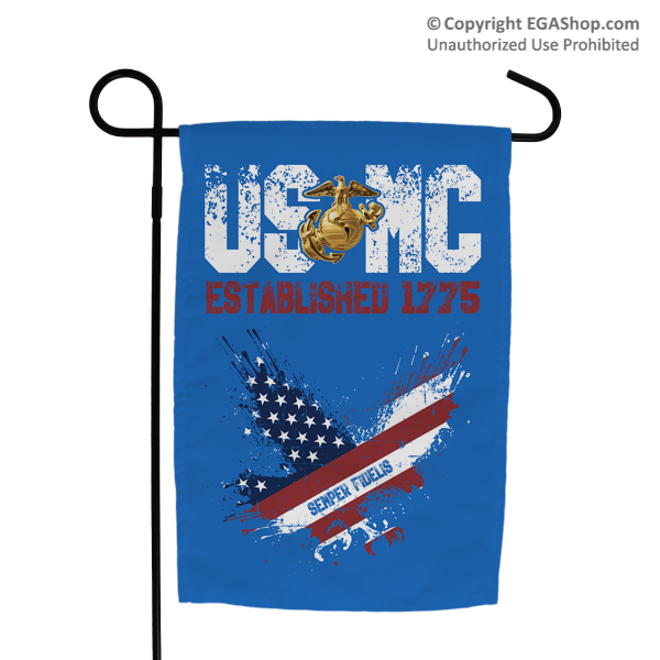 Garden Flag: USMC Eagle