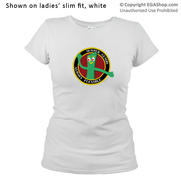 _T-Shirt (Ladies): Semper Gumby