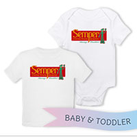 _T-Shirt/Onesie (Toddler/Baby): Semper Fi Gumby