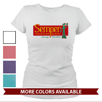 _T-Shirt (Ladies): Semper Fi Gumby