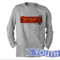 _Youth Long Sleeve Shirt: Semper Fi Gumby