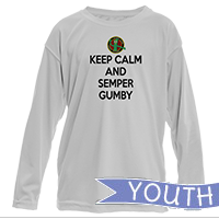 _Youth Solar Long Sleeve Shirt: Keep Calm, Semper Gumby