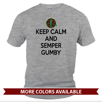 _T-Shirt (Unisex): Keep Calm, Semper Gumby