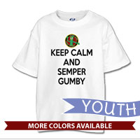 _T-Shirt (Youth): Keep Calm, Semper Gumby