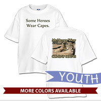 _T-Shirt (Youth): My Heroes Wear Combat Boots