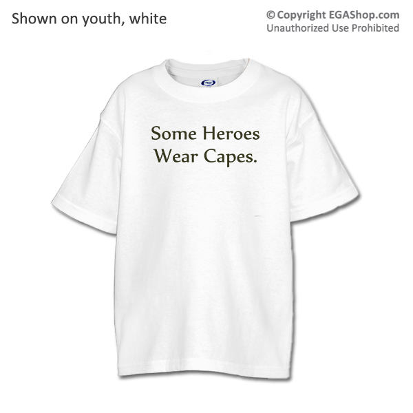 _T-Shirt (Youth): My Heroes Wear Combat Boots