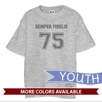 _T-Shirt (Youth): Varsity Semper Fidelis 75