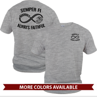 _T-Shirt (Unisex): Infinity, Always Faithful Bold