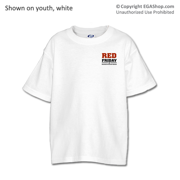 _T-Shirt (Youth): Red Friday with Name