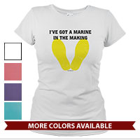 _T-Shirt (Ladies): Marine In The Making..