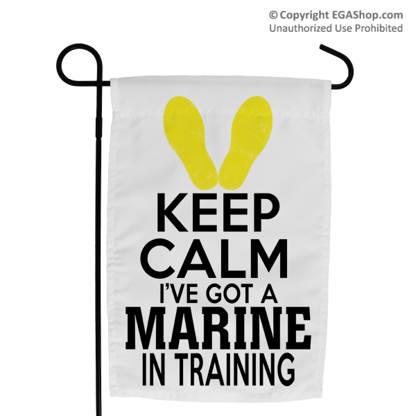 Garden Flag: KEEP CALM, Marine in Training