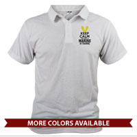 _Polo: KEEP CALM, Marine in Training (Unisex)
