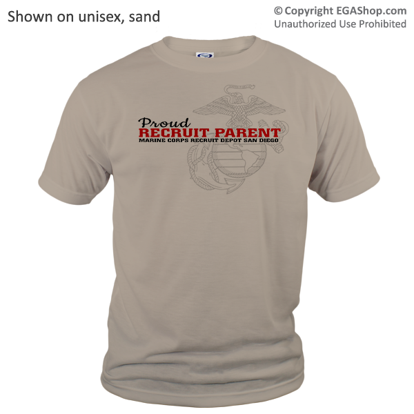 _T-Shirt (Unisex): Proud Recruit Parent