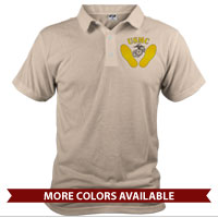 _Polo (Unisex): Yellow Footprints, EGA