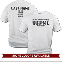 _T-Shirt (Unisex): My Hero Graduated from the USMC