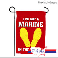 Garden Flag: Marine in the Making (Red, 1st Btn)