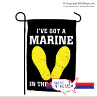 Garden Flag: Marine in the Making (Black, 2nd Btn)