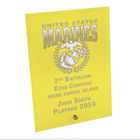 Glass Plaque (5x7): 2nd Battalion