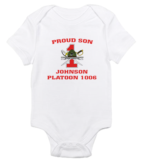 _T-Shirt/Onesie (Toddler/Baby): 1st Battalion Crest