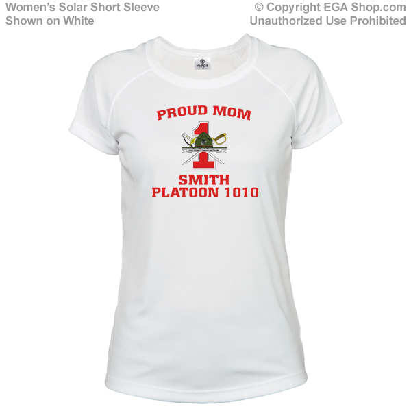 _T-Shirt (Ladies): 1st Battalion Crest