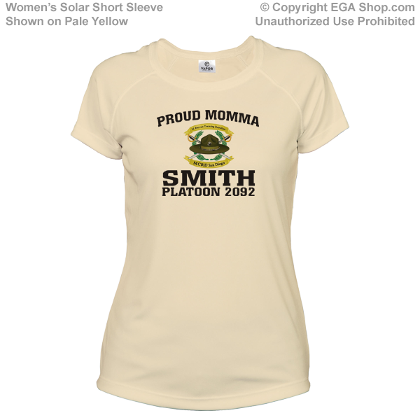 _T-Shirt (Ladies, Solar): 2nd Battalion Crest