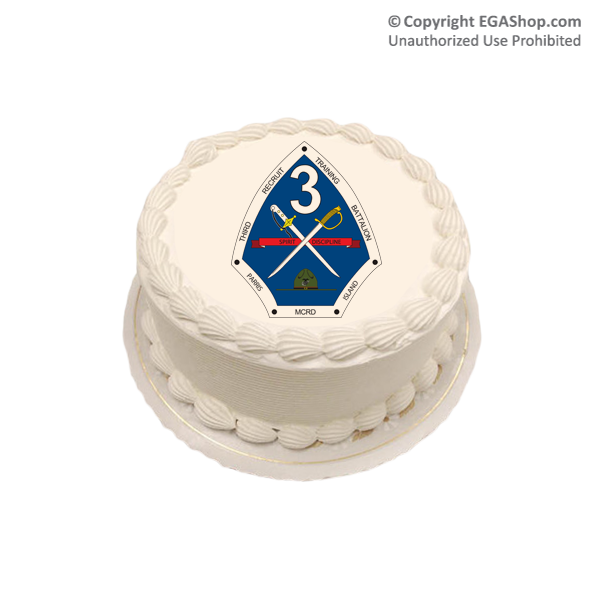 Cake Topper: 3rd Battalion Crest