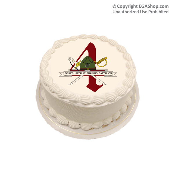 Cake Topper: 4th Battalion Crest