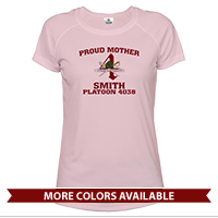 _T-Shirt (Ladies, Solar): 4th Battalion Crest