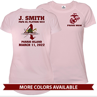 _T-Shirt (Ladies, Solar): Proud Family 4th Battalion