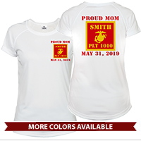 _T-Shirt (Ladies, Solar): 1st Battalion Guidon