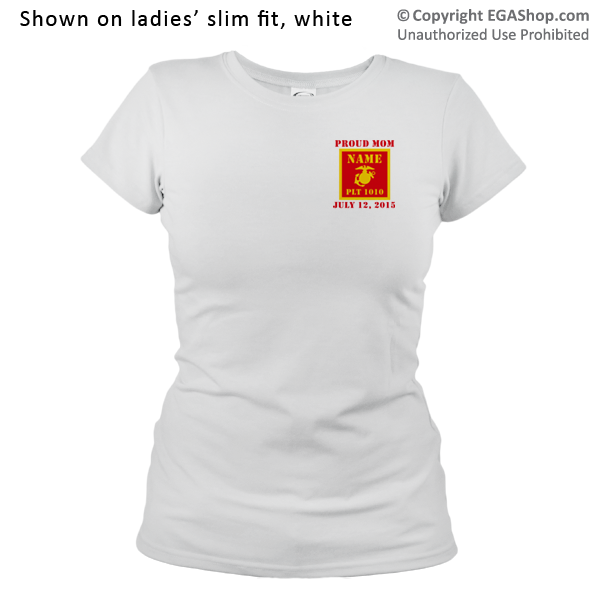 _T-Shirt (Ladies): 1st Battalion Guidon