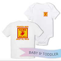_T-Shirt/Onesie (Toddler/Baby): 2nd Battalion Guidon