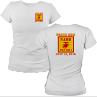 _T-Shirt (Ladies): 2nd Battalion Guidon