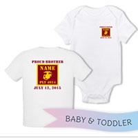 _T-Shirt/Onesie (Toddler/Baby): 4th Battalion Guidon