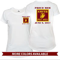 _T-Shirt (Ladies, Solar): 4th Battalion Guidon