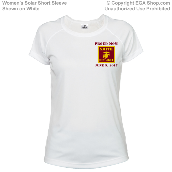 _T-Shirt (Ladies, Solar): 4th Battalion Guidon