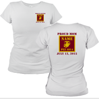 _T-Shirt (Ladies): 4th Battalion Guidon