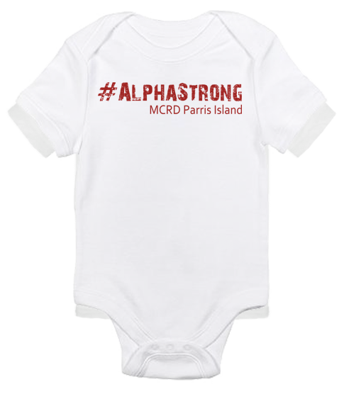 _T-Shirt/Onesie (Toddler/Baby): 1st Battalion Hashtag Strong