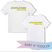 _T-Shirt/Onesie (Toddler/Baby): 2nd Battalion Hashtag Strong