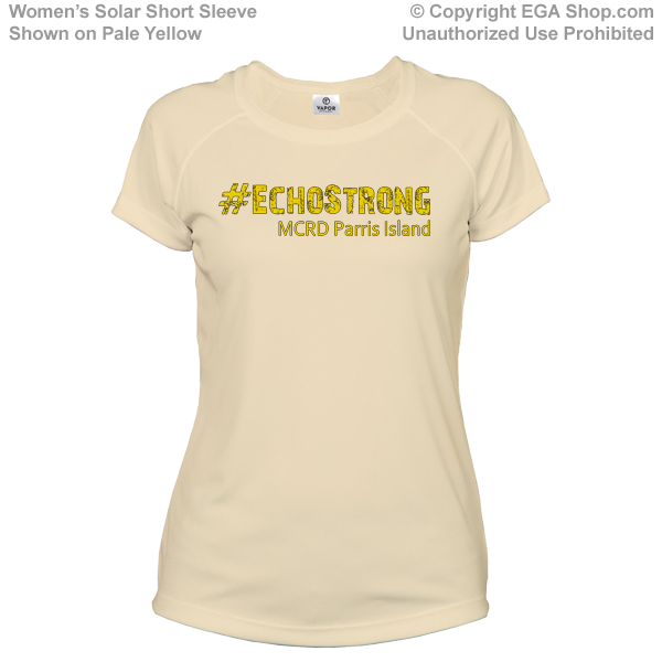 _T-Shirt (Ladies, Solar): 2nd Battalion Hashtag Strong